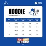 Áo Hoodie Nam Họa Tiết Mickey & Friends Shinning Time Form Oversize