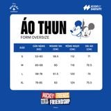 Áo Thun Nam Họa Tiết Mickey & Friends Realized Dream Form Oversize
