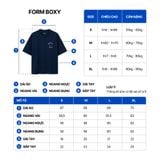 Áo Thun Nam Hoạ Tiết Disney Stitch Chill Vibes Form Boxy