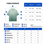 Áo Thun Nam Hoạ Tiết Gradient Drifting In Daze Form Oversize