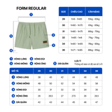 Quần Short Linen Nam Sundaze Rush Form Regular