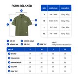 Áo Sơ Mi Kaki Nam Họa Tiết Sundaze Rush Form Relax