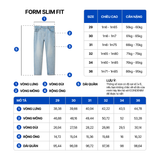 Quần Jean Nam Siêu Mát Ống Ôm ProCOOL Bright Sky Blue Form Slim