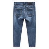 Quần Smart Jean Nam Siêu Co Dãn Xanh Trơn Form Smart Fit