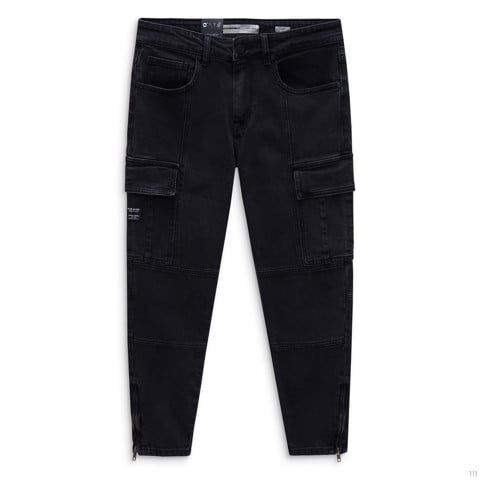 Quần Jeans Slimfit Cargo Dark Gray