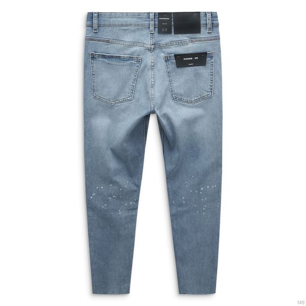 Quần Jeans Skinny Torn Blue Wash