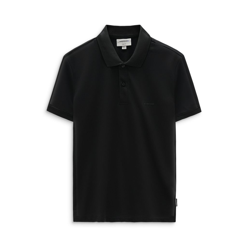 Áo Polo Nam Trơn In Logo ICONDENIM Form Regular