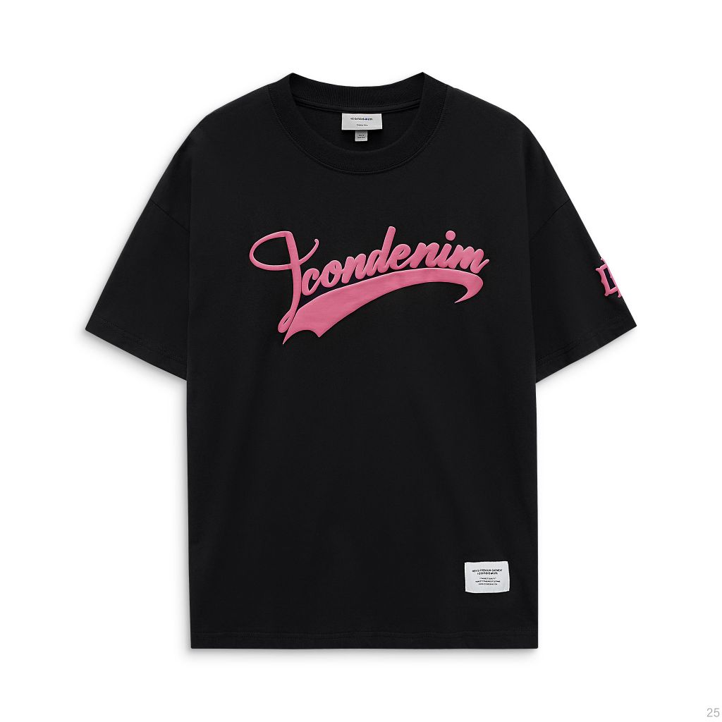 Set Đồ Cotton-Nỉ Nam Logo Black-Pink Printed Form Regular