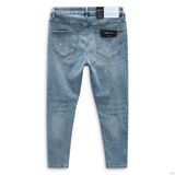 Quần Jeans Skinny Wash Ripped Paint Splatter