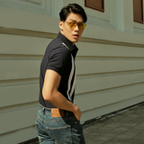 Áo Polo ICON DENIM Phối Sọc