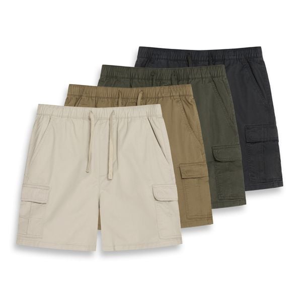 Quần Short Kaki Regular Ultility Cargo