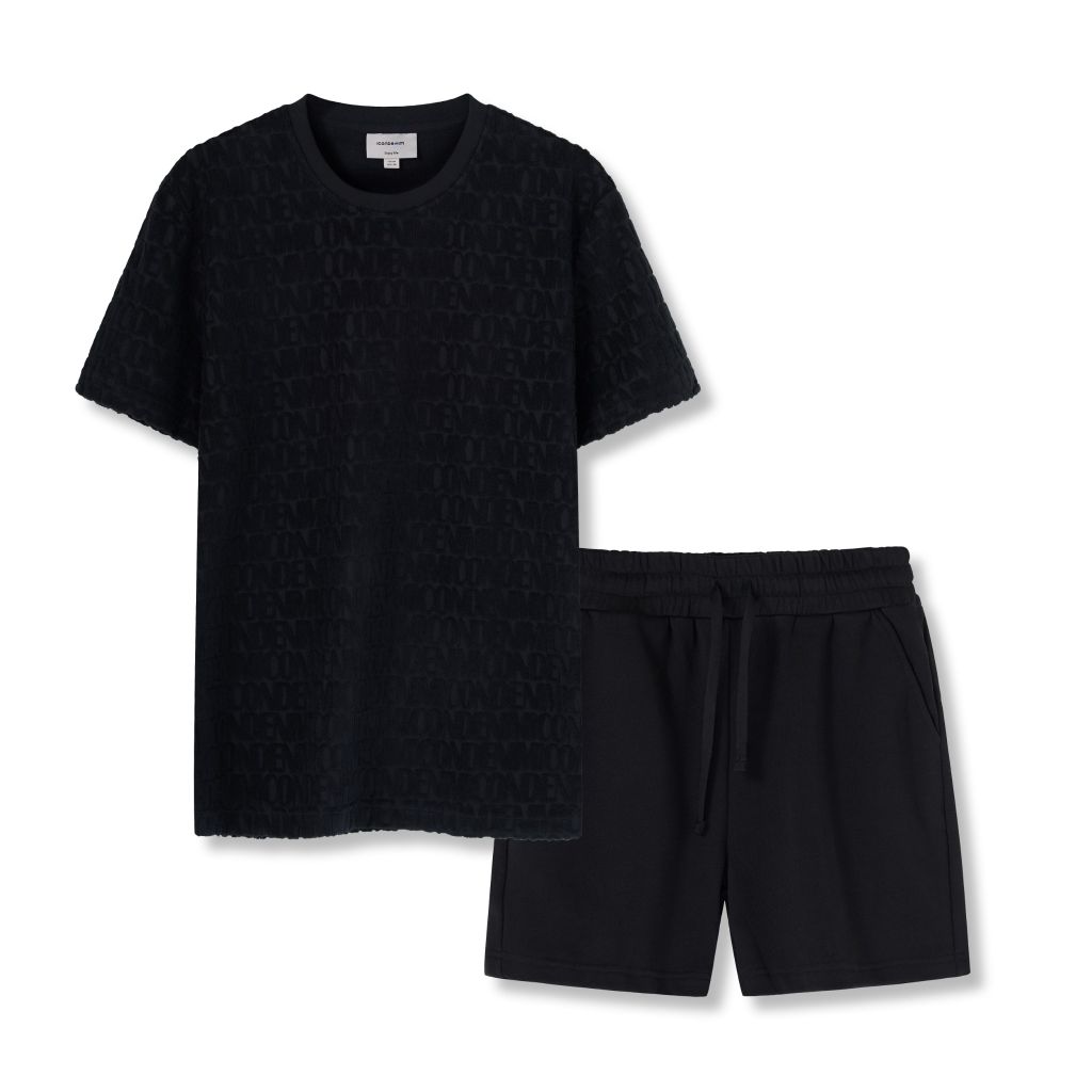 Set Đồ Cotton-Nỉ Nam Jacquard Logo Form Regular