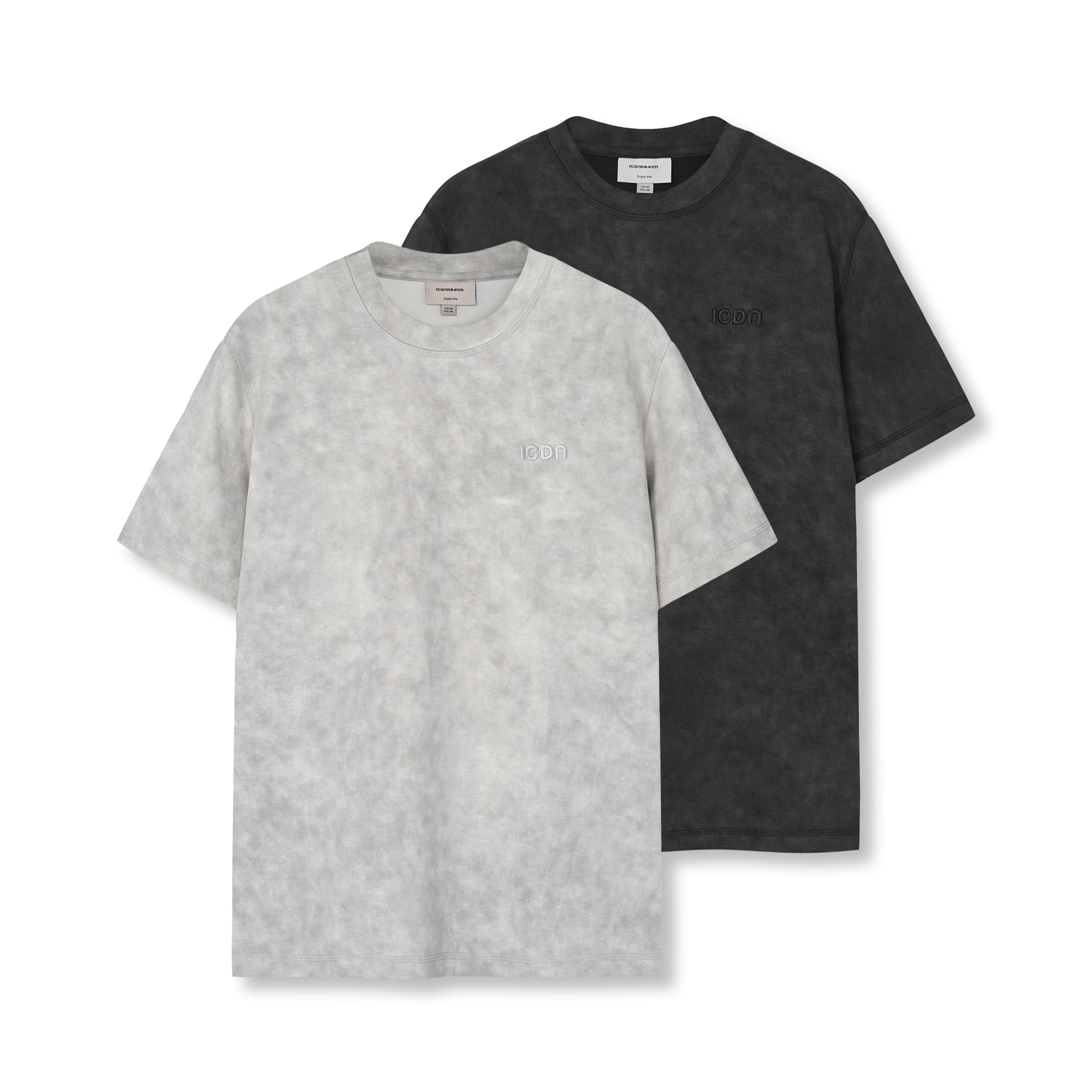 Áo Thun Nam Basic Logo Wash Form Regular
