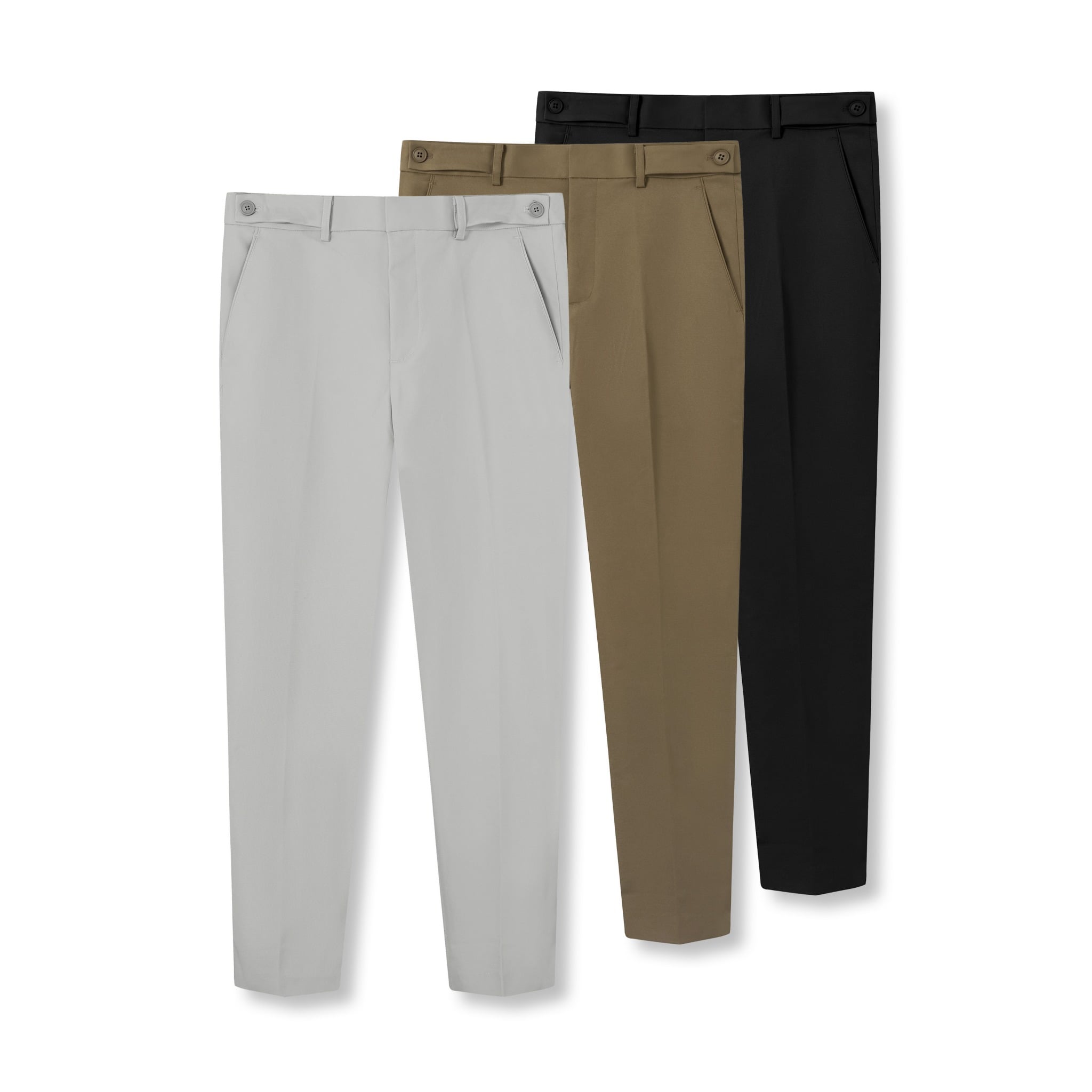 Quần Tây Nam Ống Ôm Button Sidetab Form Slim