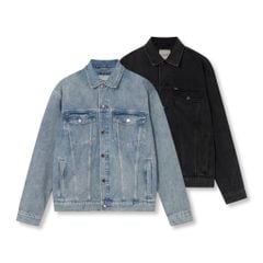 Áo Khoác Nam Trucker Denim ICDN Tag Form Regular