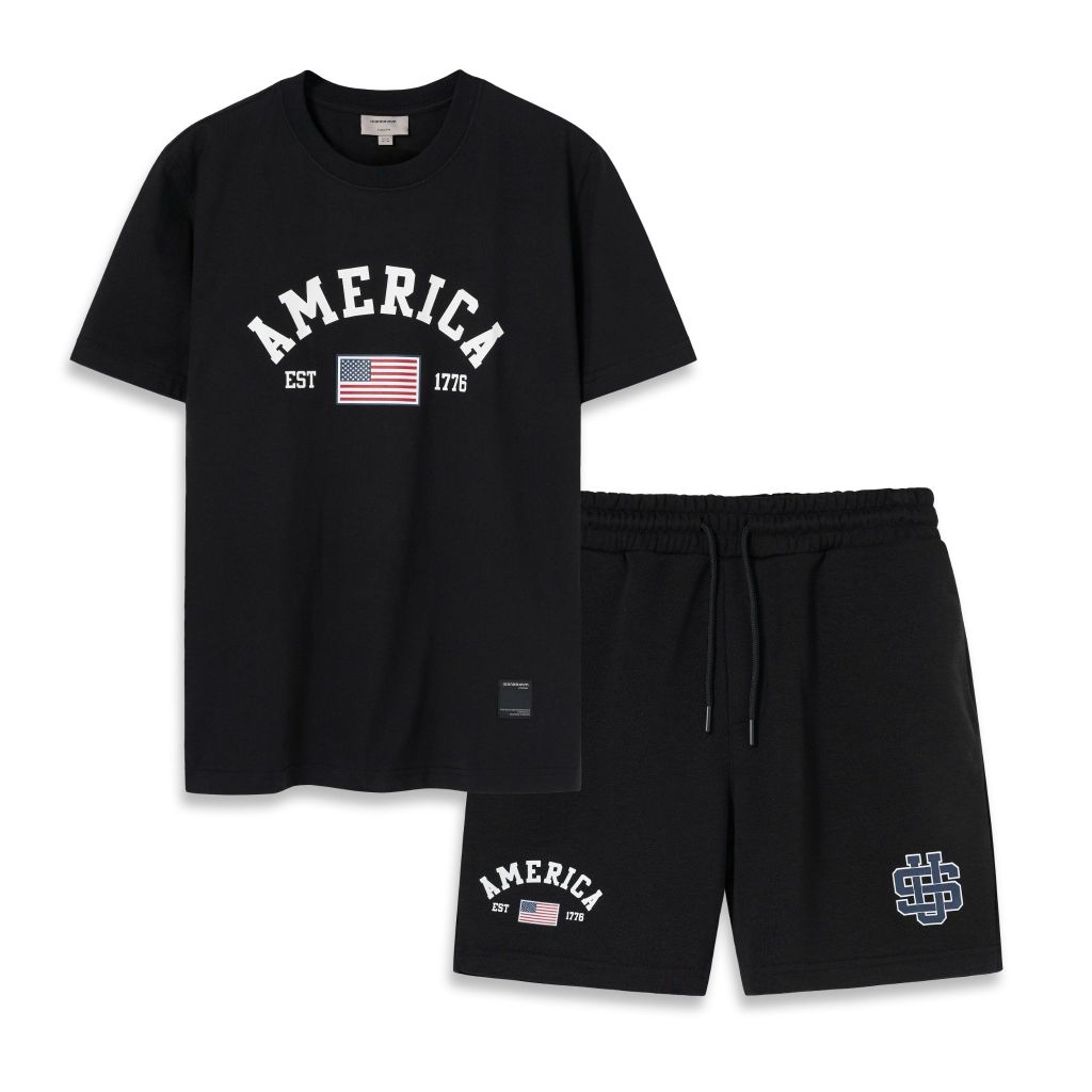 Set Đồ Cotton-Nỉ Nam America Vibe Form Regular
