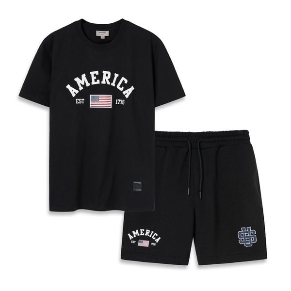 Set Đồ Cotton-Nỉ Nam America Vibe Form Regular