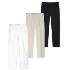 Quần Tây Nam Ống Suông Sidetab Form Straight