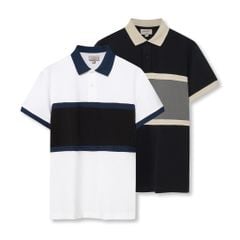 Áo Polo Nam Phối Màu Shade Flow Form Regular