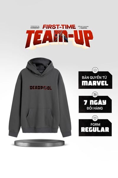 Áo Hoodie Nam Họa Tiết Marvel Deadpool Merc With A Mouth Form Regular