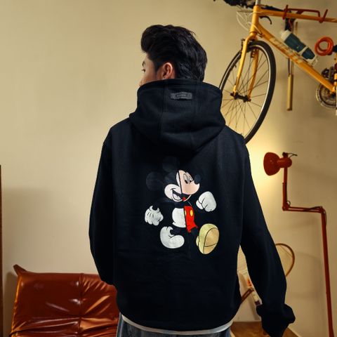 Áo Hoodie Nam Họa Tiết Mickey & Friends Shinning Time Form Oversize