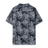 Áo Sơ Mi Cuban Twill Nam Tay Ngắn Họa Tiết In Floral Threads Form Relaxed