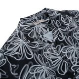 Áo Sơ Mi Cuban Twill Nam Tay Ngắn Họa Tiết In Floral Threads Form Relaxed