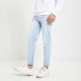 Quần Smart Jean Nam Siêu Co Dãn Xanh Nhạt Trơn Form Smart Fit