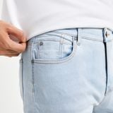 Quần Smart Jean Nam Siêu Co Dãn Xanh Nhạt Trơn Form Smart Fit