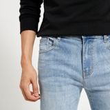 Quần Smart Jean Nam Siêu Co Dãn Xanh Nhạt Form Smart Fit
