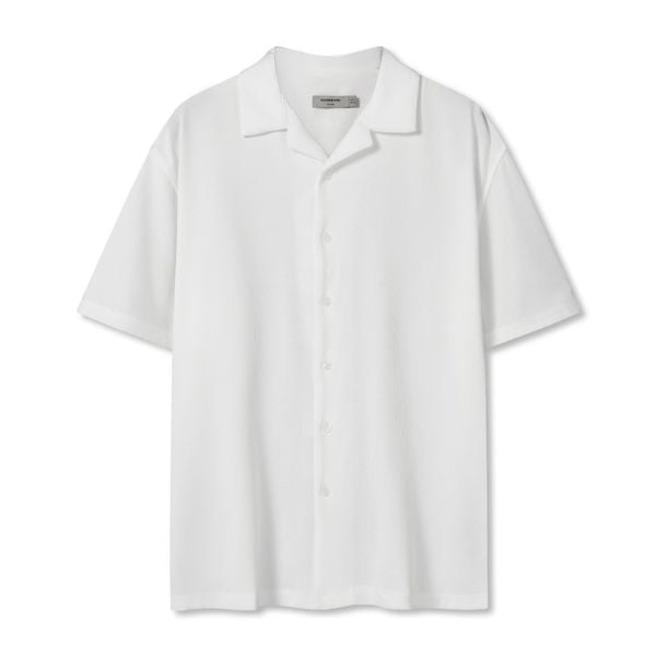 Áo Sơ Mi Honeycomb Tay ngắn Cuban Waffle Air Comfort Form Relaxed
