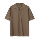 Áo Sơ Mi Honeycomb Tay ngắn Cuban Waffle Air Comfort Form Relaxed