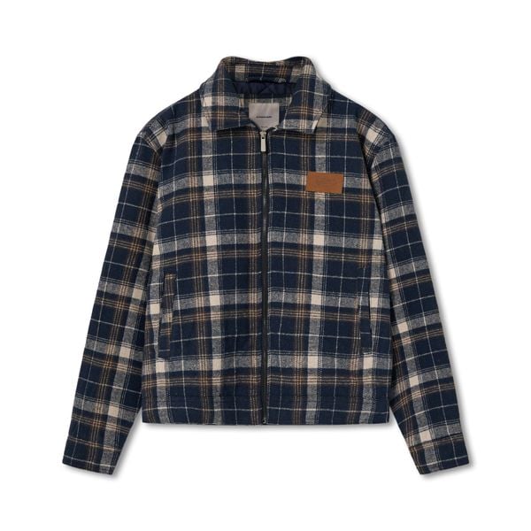 Áo khoác Flannel Nam Zip Form Regular