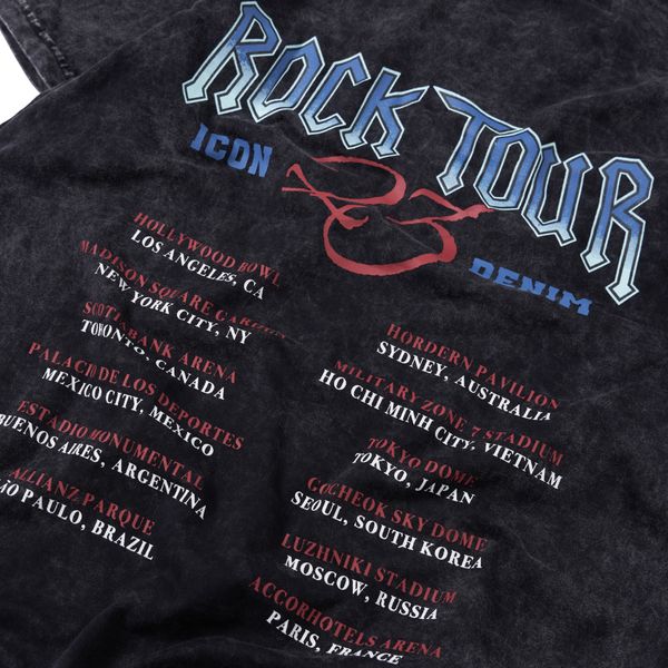 Áo Thun Nam Họa Tiết The Rock Tour Form Regular