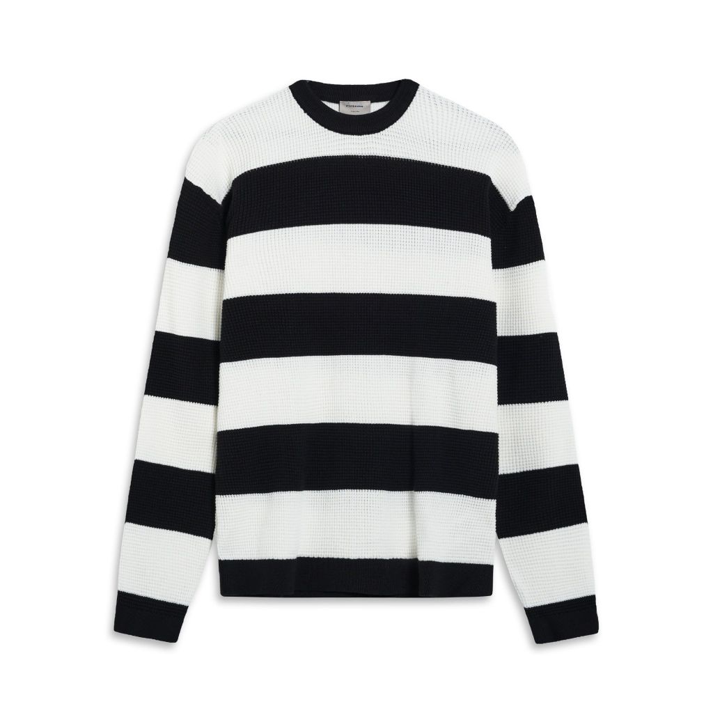 Áo Len Sweater Nam Cozy Stripe Knit