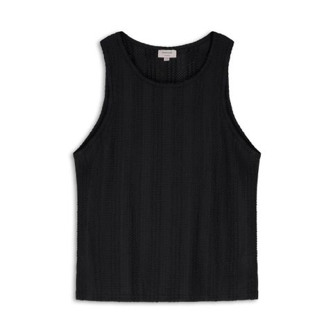 Áo Tanktop Regular Dệt Lưới