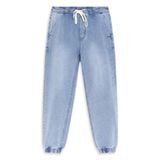 Quần Jogger Denim Nam Washed Form Slim