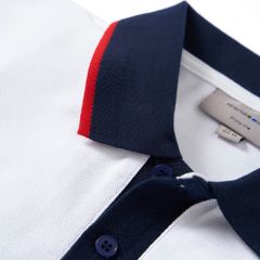 Áo Polo Stripe Collar With Logo