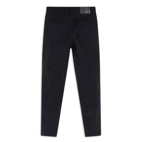 Quần Jeans Skinny Fit Black Crimson Ripped Detail