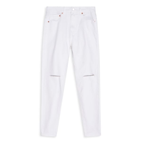 Quần Jeans Skinny Fit All White