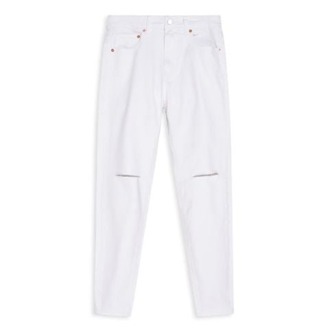 Quần Jeans Skinny Fit All White