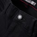 Quần Jeans Skinny Fit Black Crimson Ripped Detail