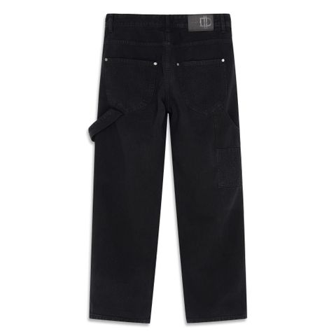 Quần Denim Straight Carpenter Monogram Pattern