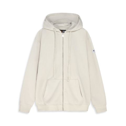 Áo Khoác Nỉ Hooded Casual Sleeve Label