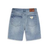 Quần Short Jean Nam Torn Wash Form Slim