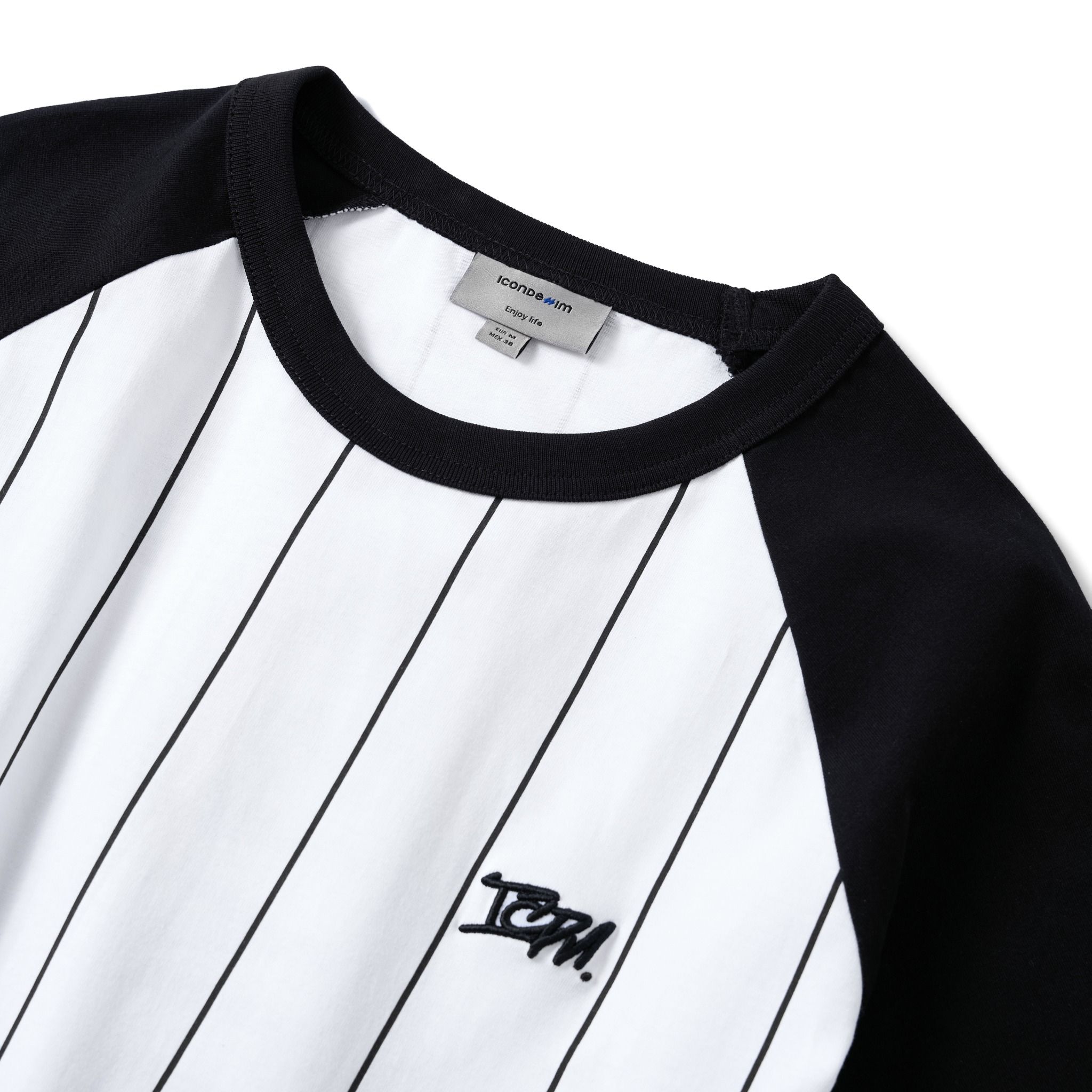 Áo Thun Nam Họa Tiết Phối Sọc Raglan Homerun Form Regular