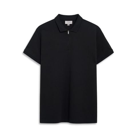 Áo Polo Slim-fit Long Zip Basic