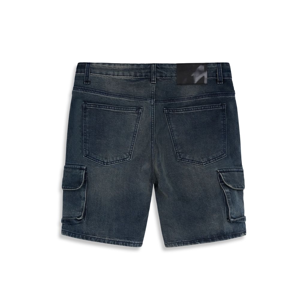 Quần Shorts Jean Slimfit Cargo