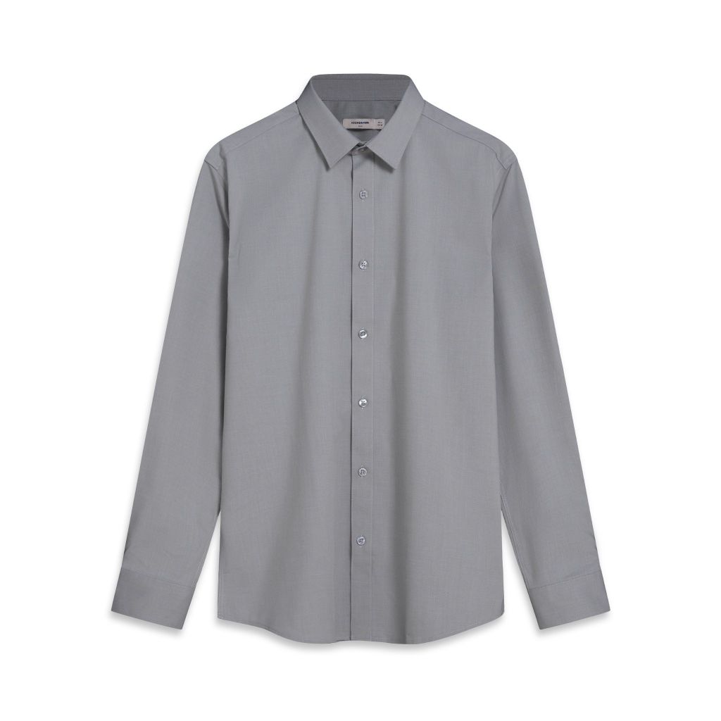 Áo Sơ mi Polyester Nam Tay Dài Basic Form Slim