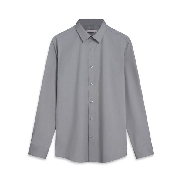 Áo Sơ mi Polyester Nam Tay Dài Basic Form Slim